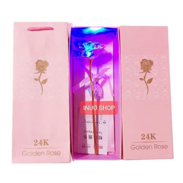 Rosa led parpadeante